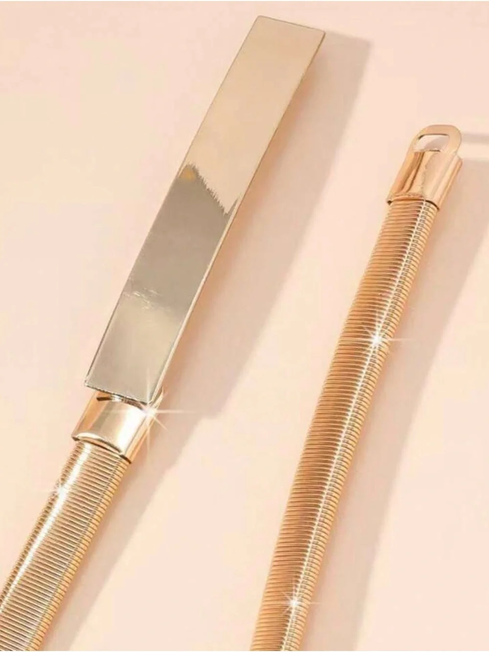 N/A gold rectangular